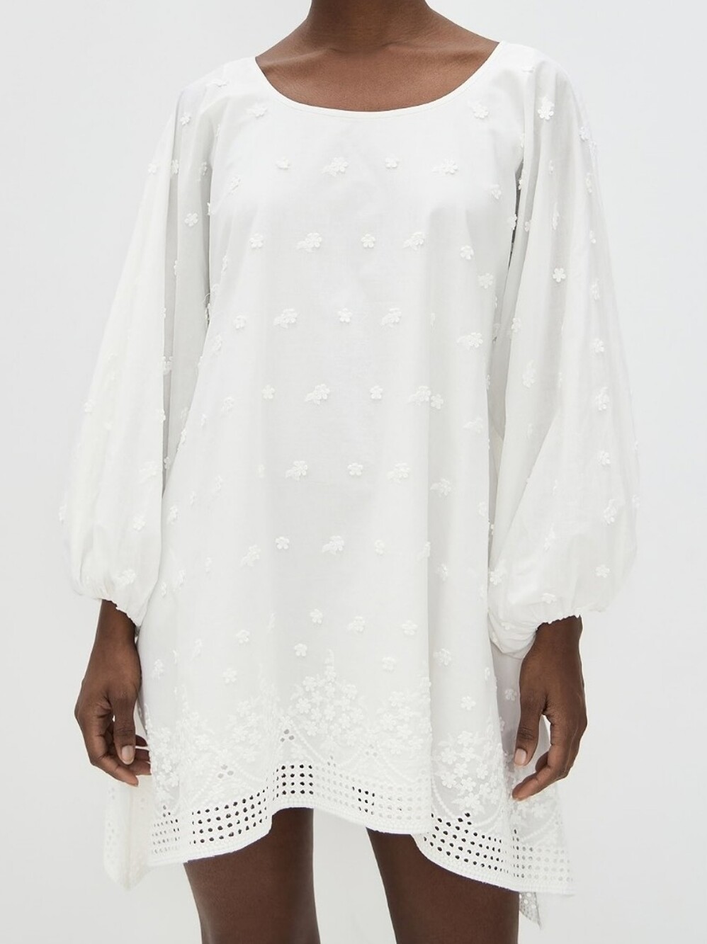 Arianne Elmy Good Luck Dress Size S English Garden White Embroidered Seasonless